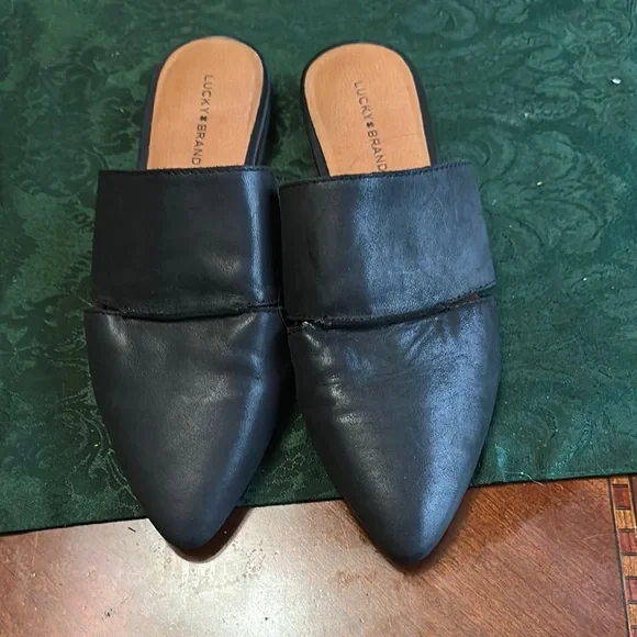 Lucky Brand Black Women's Mules Sz 8.5 to 9M - Picture 3 of 8